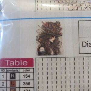 Amazon Artistic Portrait with Brown and Cream Accents